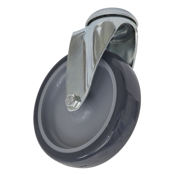 Sealey SCW2100SB 100mm Castor Wheel Bolt Hole Swivel