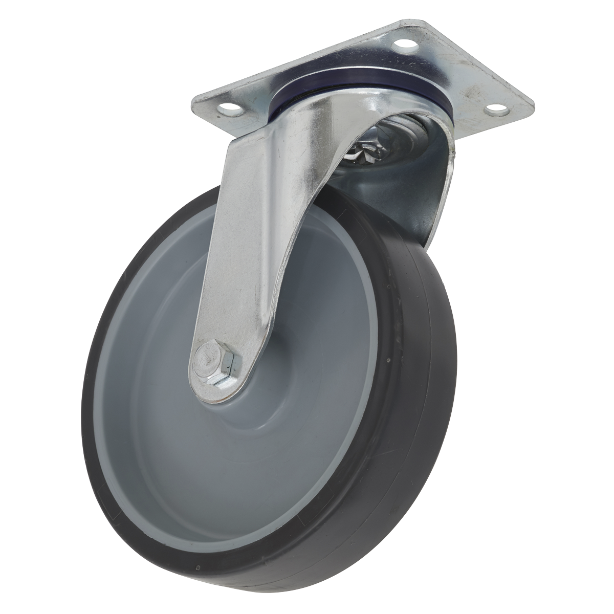 Sealey SCW2100SPEM 100mm Medium-Duty Thermoplastic Swivel Castor Wheel - Trade