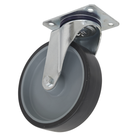 Sealey SCW2100SPEM 100mm Medium-Duty Thermoplastic Swivel Castor Wheel - Trade
