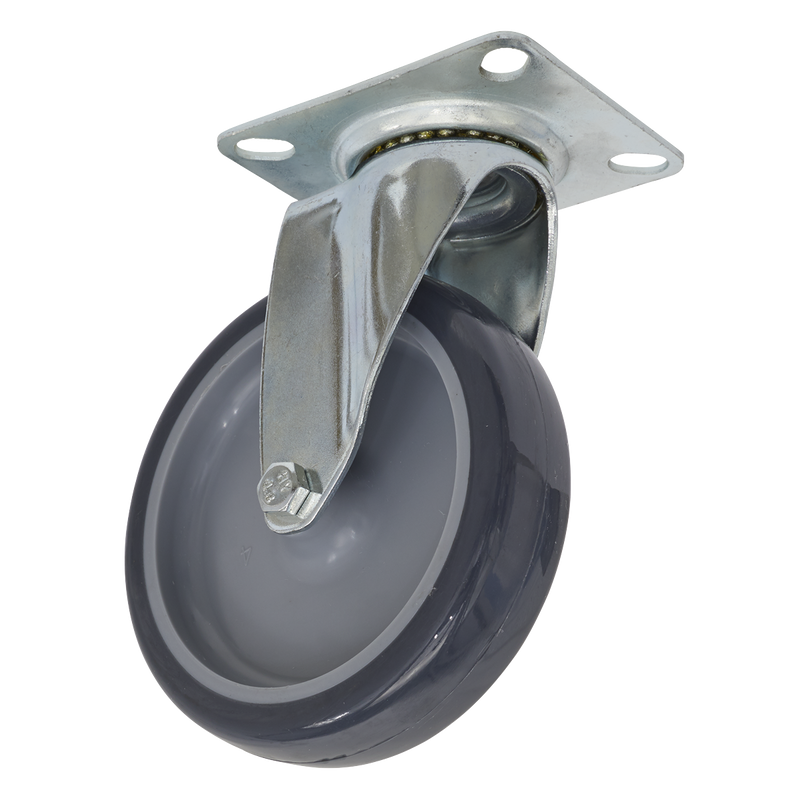 Sealey SCW2100SP 100mm Castor Wheel Swivel Plate