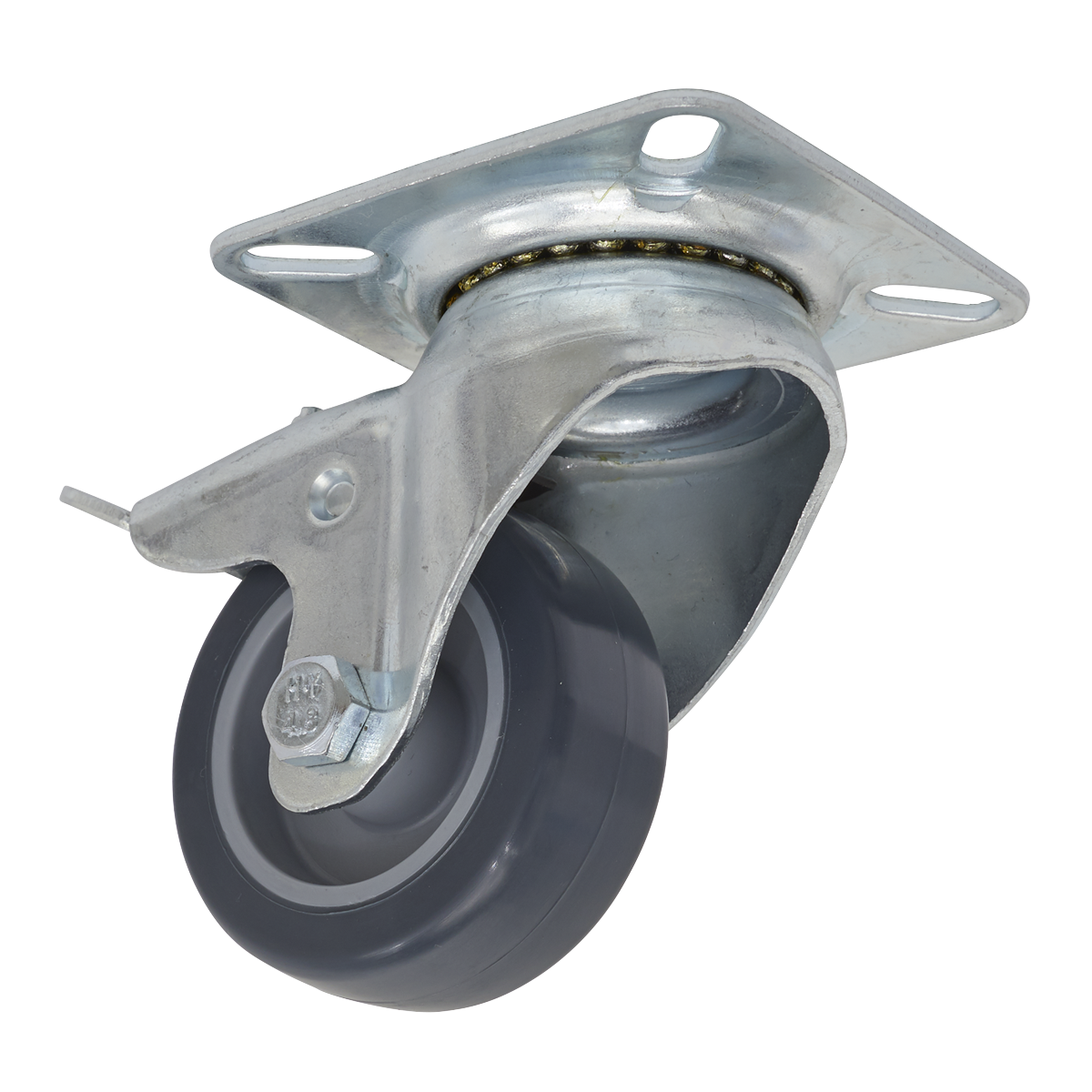 Sealey SCW250SPL 50mm Castor Wheel Swivel Plate with Total Lock