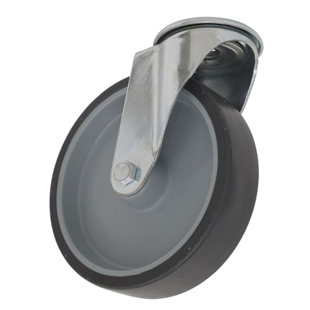 Sealey SCW275SBEM 75mm Medium-Duty Thermoplastic Bolt Hole Swivel Castor Wheel - Trade