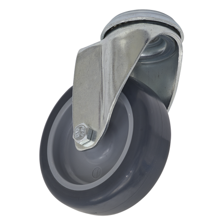 Sealey SCW275SB 75mm Castor Wheel Bolt Hole Swivel