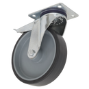 Sealey SCW275SPLEM 75mm Medium-Duty Thermoplastic Swivel Castor Wheel with Total Lock - Trade