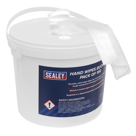 Sealey SCW3 Hand Wipes Bucket - Pack of 150