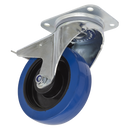 Sealey SCW3160SPL 160mm Castor Wheel Swivel Plate with Total Lock