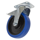 Sealey SCW3200SPL 200mm Castor Wheel Swivel Plate with Total Lock