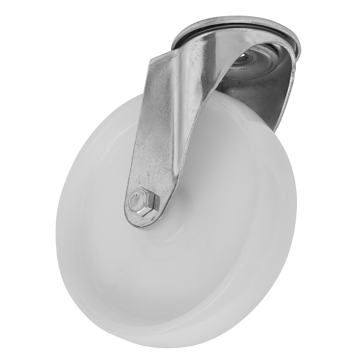 Sealey SCW4100SBEM 100mm Heavy-Duty Nylon Bolt Hole Castor Wheel - Trade