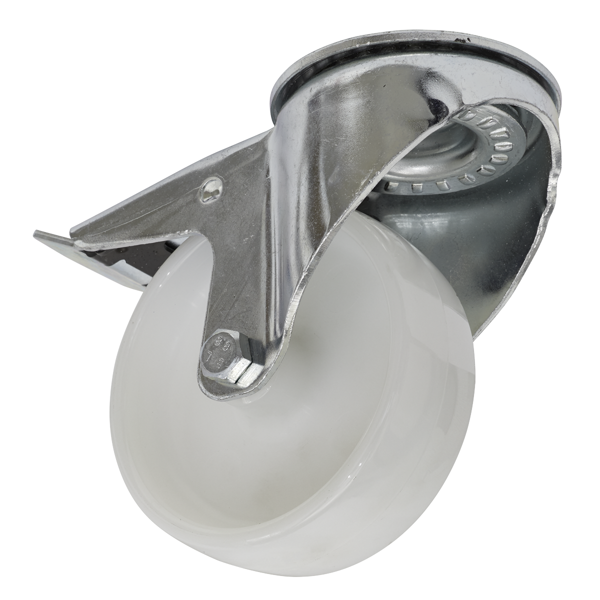 Sealey SCW4100SBL 100mm Castor Wheel Bolt Hole Swivel with Total Lock