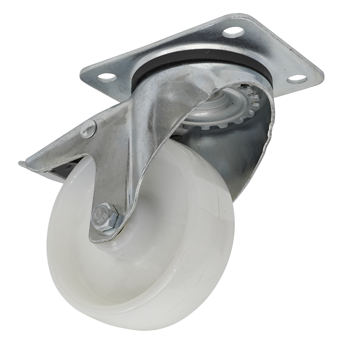 Sealey SCW4100SPL 100mm Castor Wheel Swivel Plate with Total Lock