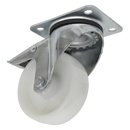 Sealey SCW4100SPL 100mm Castor Wheel Swivel Plate with Total Lock