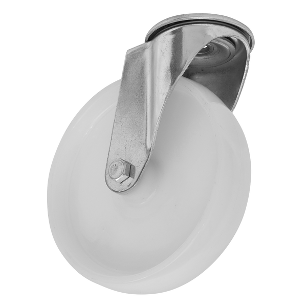 Sealey SCW4125SBEM 125mm Heavy-Duty Trade Castor Wheel Bolt Hole - Trade