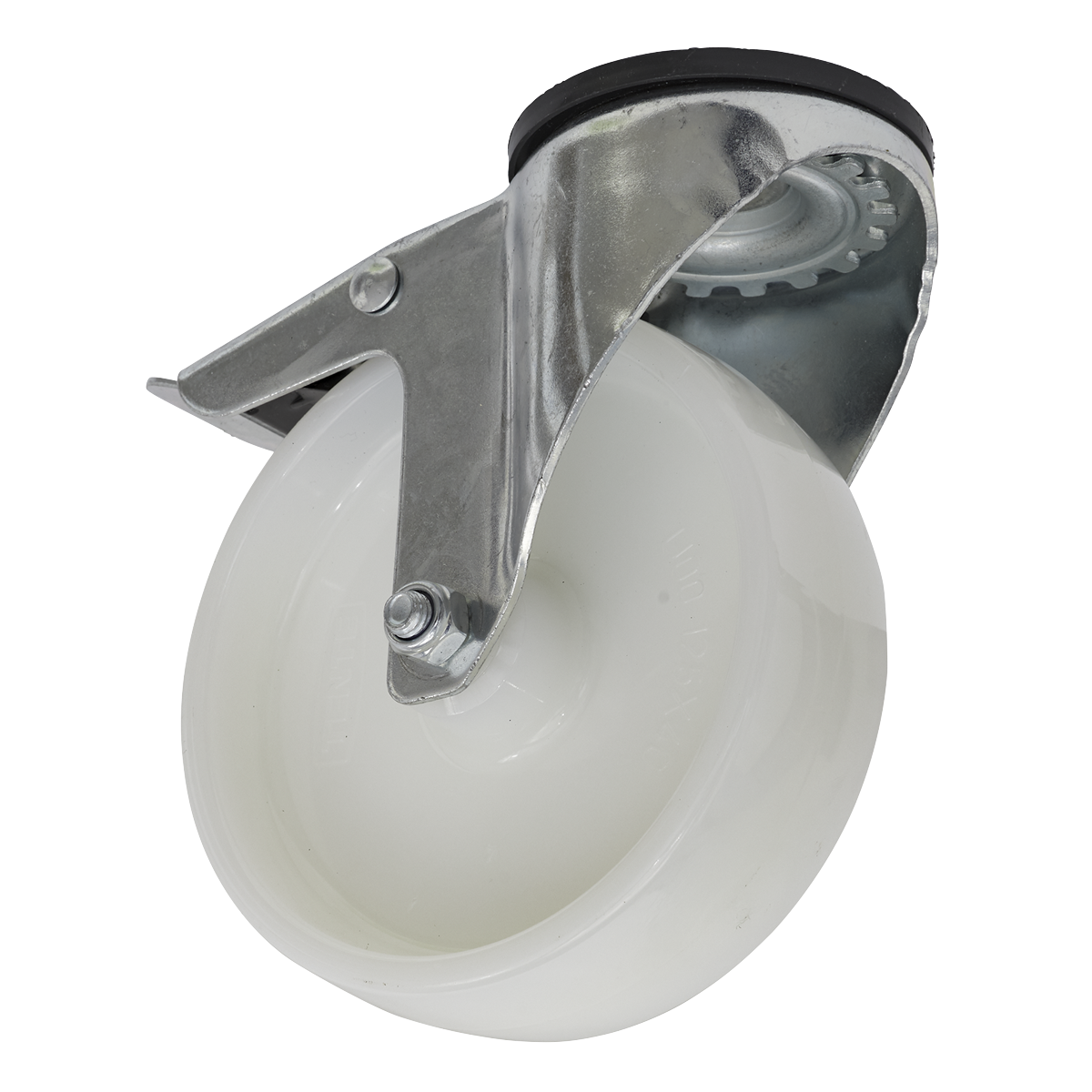 Sealey SCW4125SBL 125mm Castor Wheel Bolt Hole Swivel with Total Lock