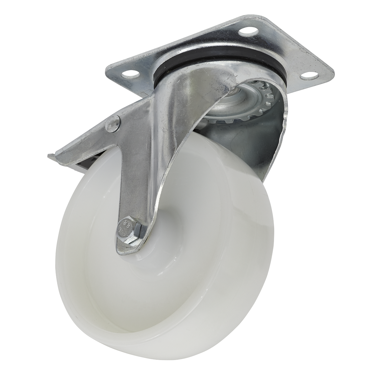 Sealey SCW4125SPL 125mm Castor Wheel Swivel Plate with Total Lock