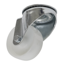 Sealey SCW480SB 80mm Castor Wheel Bolt Hole Swivel