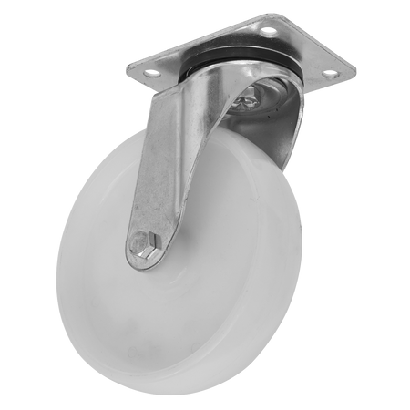 Sealey SCW480SPEM 80mm Heavy-Duty Nylon Swivel Castor Wheel - Trade
