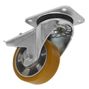 Sealey SCW5125SPL 125mm Castor Wheel Swivel Plate with Total Lock