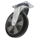 Sealey SCW5152SPEM 152mm Heavy-Duty Rubber Swivel Castor Wheel - Trade