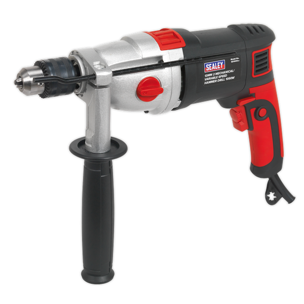 Sealey SD1000 Ø13mm 2 Mechanical/Variable Speed Hammer Drill 1050W