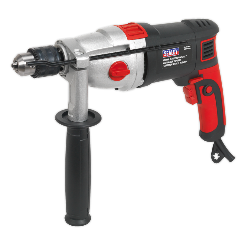 Sealey SD1000 13mm 2 Mechanical/Variable Speed Hammer Drill 1050W