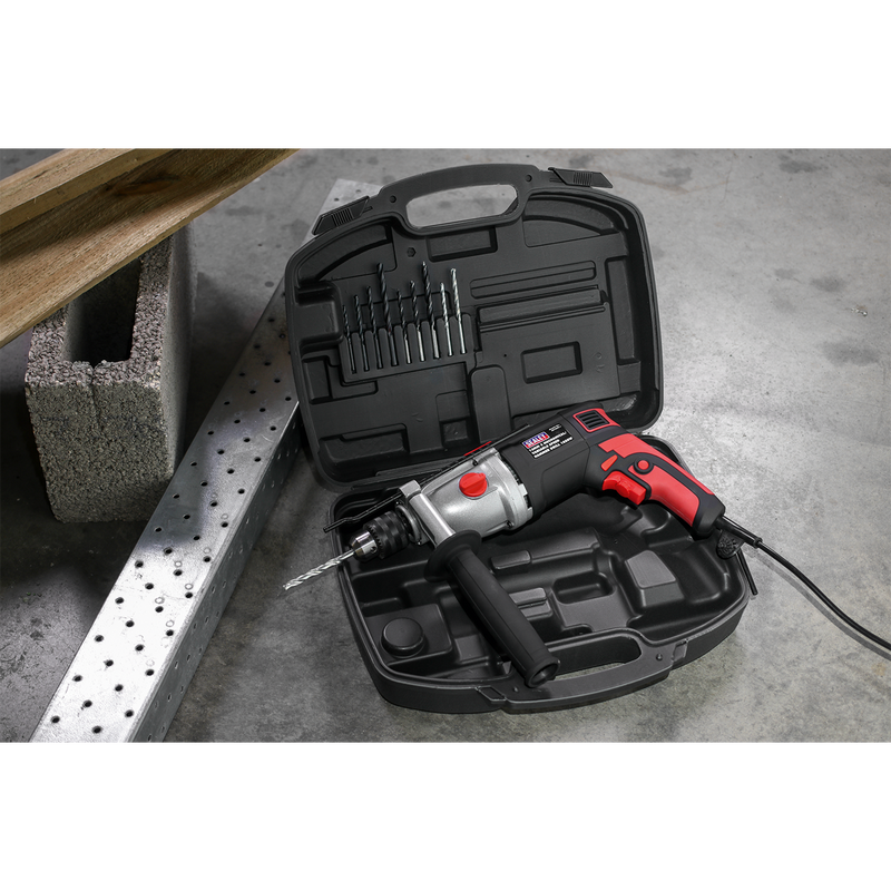 Sealey SD1000 13mm 2 Mechanical/Variable Speed Hammer Drill 1050W