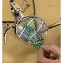 Sealey SD150H Mini Robot Soldering Stand with Magnifier & Iron Holder