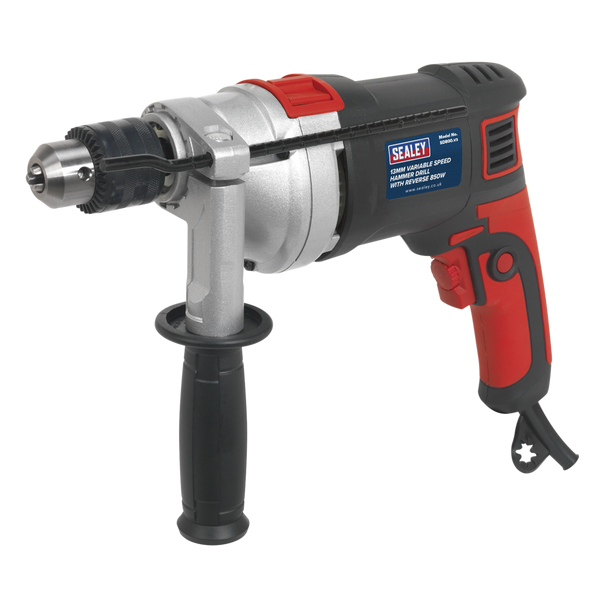 Sealey SD800 Ø13mm Variable Speed Hammer Drill with Reverse 850W