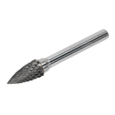 Sealey SDB03 10mm Arc Pointed Nose Tungsten Carbide Rotary Burr