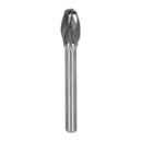 Sealey SDBC4 Ripper/Coarse Arc Round Nose Tungsten Carbide Rotary Burr