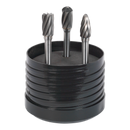 Sealey SDBCK3 3pc Tungsten Carbide Rotary Burr Set Ripper/Coarse