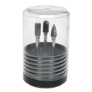 Sealey SDBK3 3pc Tungsten Carbide Rotary Burr Set
