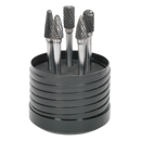 Sealey SDBK5 5pc Tungsten Carbide Rotary Burr Set