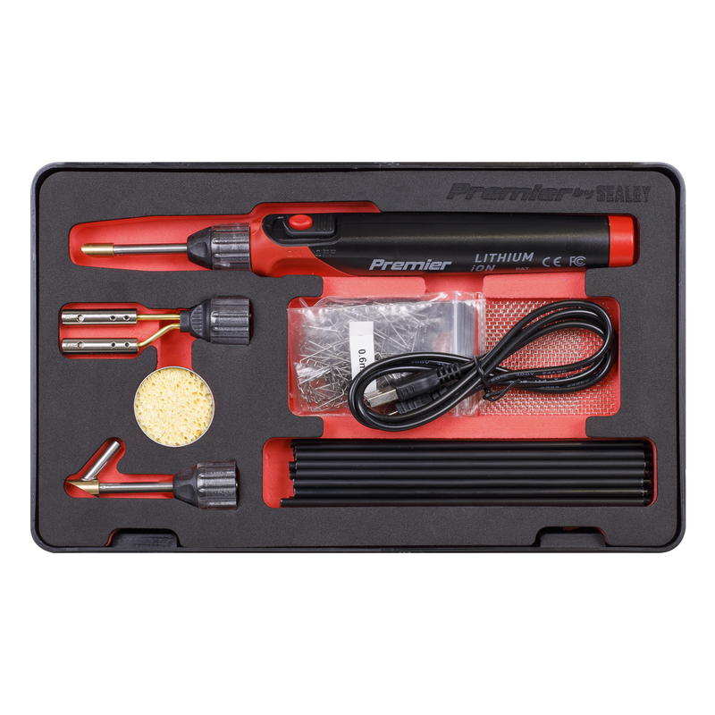 Sealey SDL14 30W Lithium-ion Rechargeable Plastic Welding Repair Kit