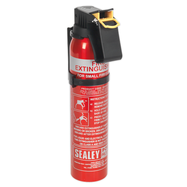 Sealey SDPE006D 0.6kg Dry Powder Fire Extinguisher - Disposable