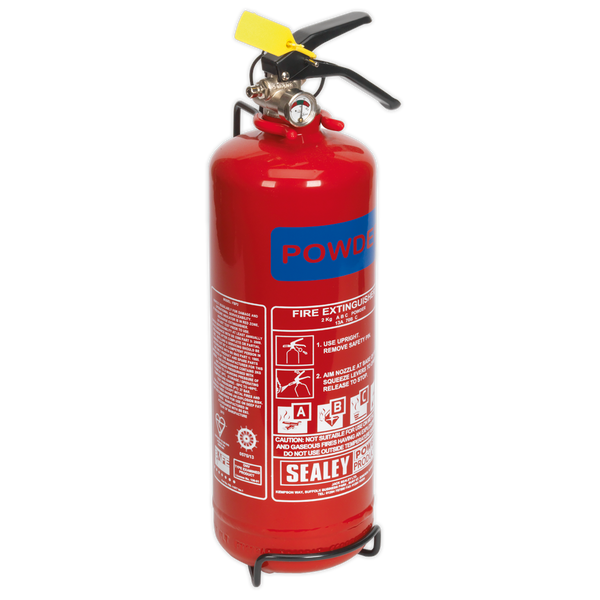 Sealey SDPE02 2kg Dry Powder Fire Extinguisher