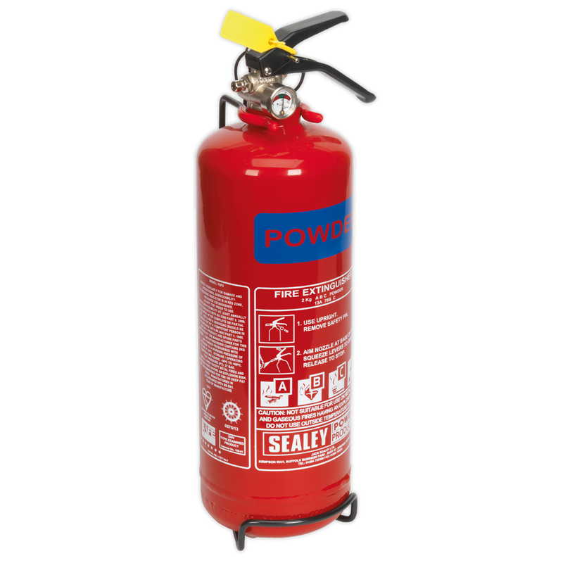 Sealey SDPE02 2kg Dry Powder Fire Extinguisher