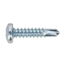 Sealey SDPH4219 M4.2 x 19mm Zinc Plated Self Drilling Pan Head Phillips Screw - Pack of 100