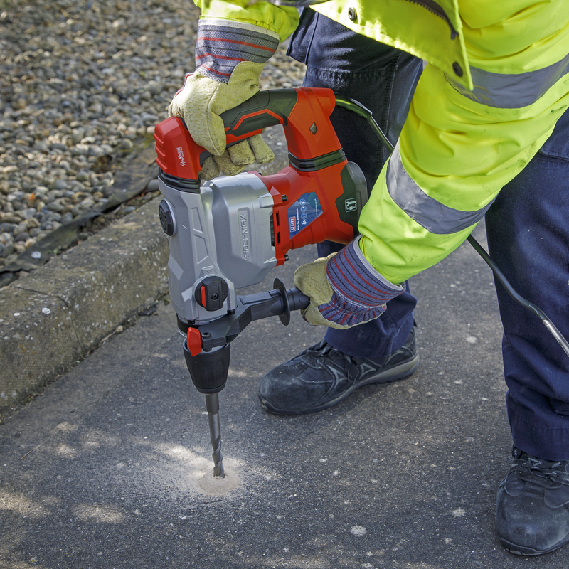 Sealey SDSMAX40 40mm SDS MAX Rotary Hammer Drill 1500W/230V
