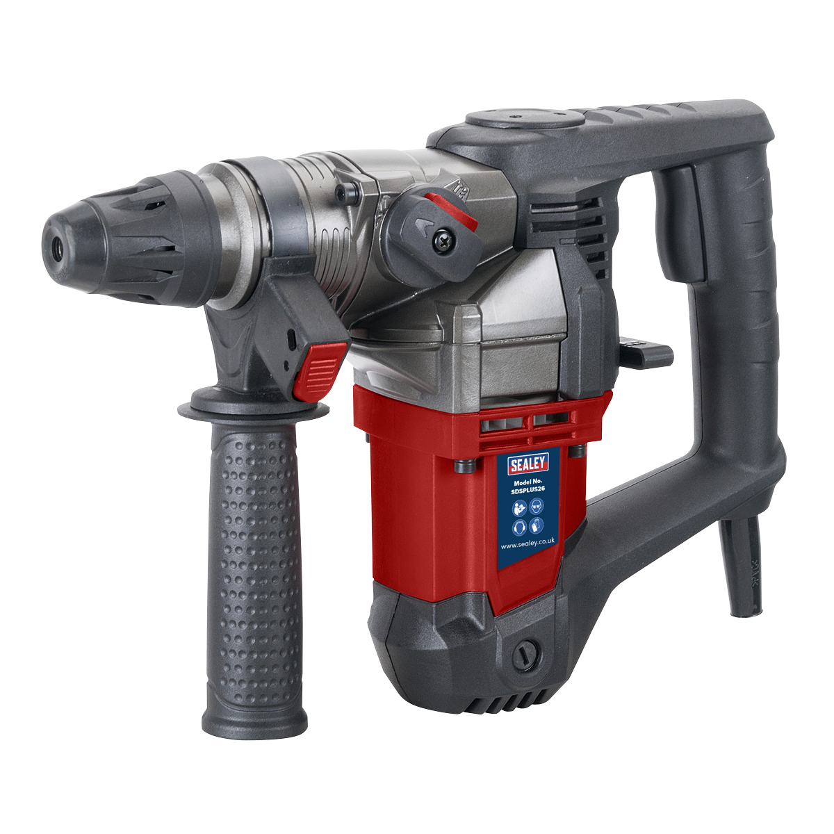 Sealey SDSPLUS26 26mm SDS Plus Rotary Hammer Drill 900W/230V