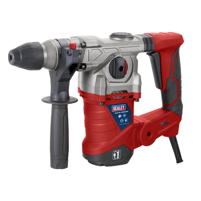 Sealey SDSPLUS32 32mm SDS Plus Rotary Hammer Drill 1500W/230V
