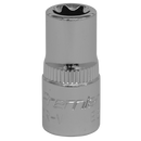 Sealey SET005 E8 1/4"Sq Drive TRX-Star* Socket