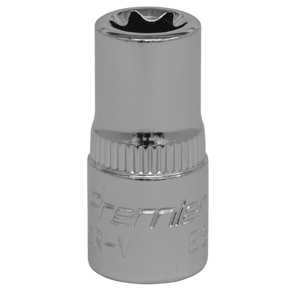Sealey SET005 E8 1/4"Sq Drive TRX-Star* Socket