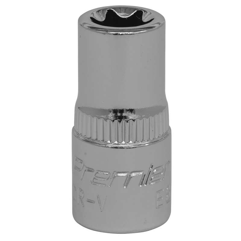 Sealey SET005 E8 1/4"Sq Drive TRX-Star* Socket