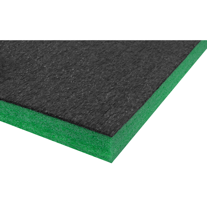 Sealey SF30G 1200 x 550 x 30mm Easy Peel Shadow Foam Green/Black