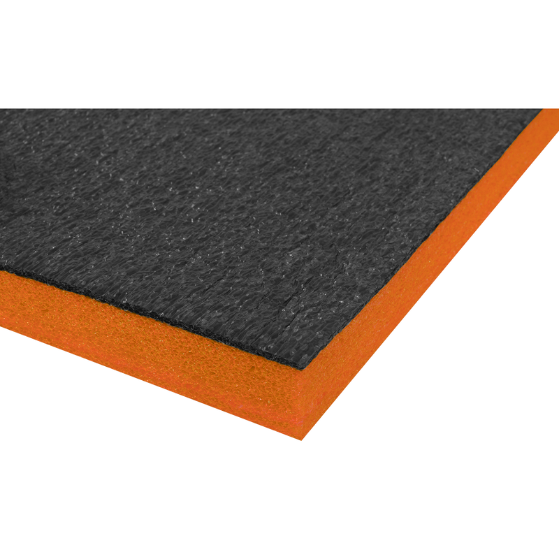 Sealey SF30OR 1200 x 550 x 30mm Easy Peel Shadow Foam Orange/Black