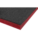 Sealey SF30R 1200 x 550 x 30mm Easy Peel Shadow Foam Red/Black