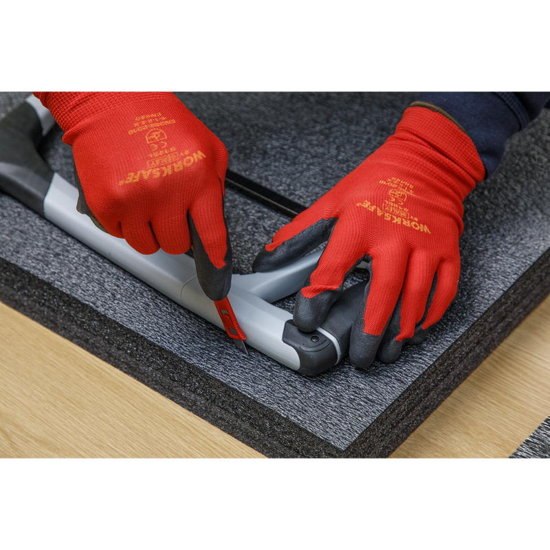 Sealey SF50BK 1200 x 550 x 50mm Easy Peel Shadow Foam Black/Black