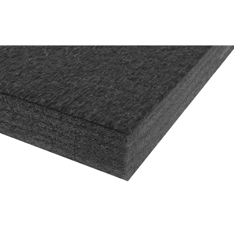Sealey SF50BK 1200 x 550 x 50mm Easy Peel Shadow Foam Black/Black