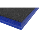 Sealey SF50B 1200 x 550 x 50mm Easy Peel Shadow Foam Blue/Black