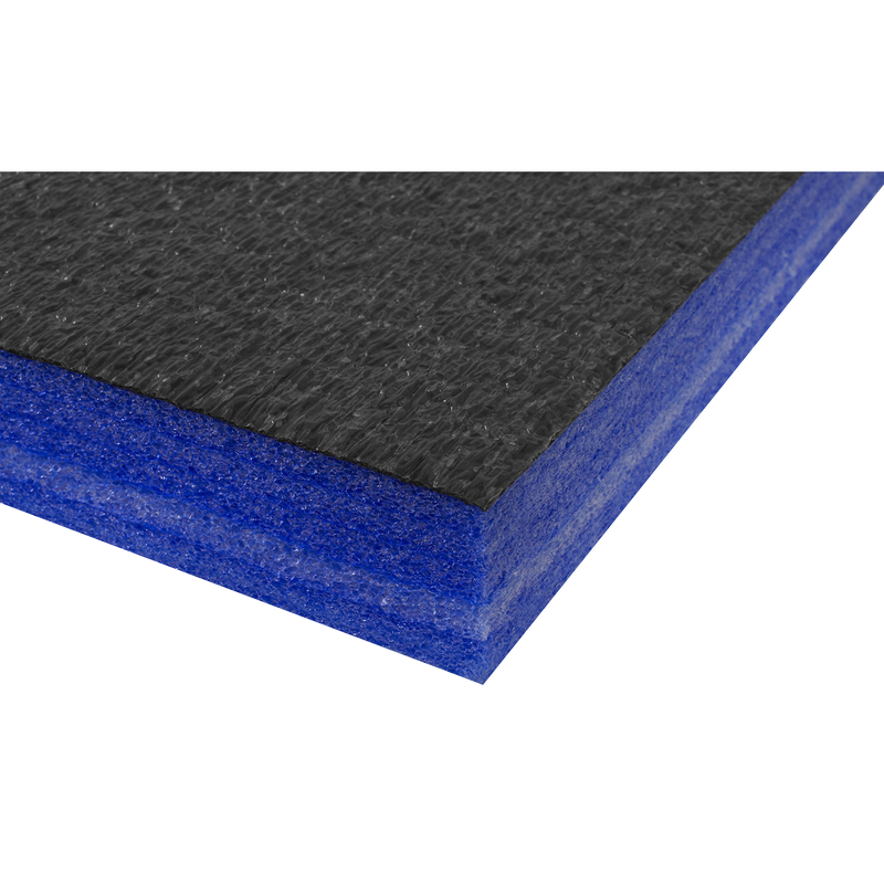Sealey SF50B 1200 x 550 x 50mm Easy Peel Shadow Foam Blue/Black